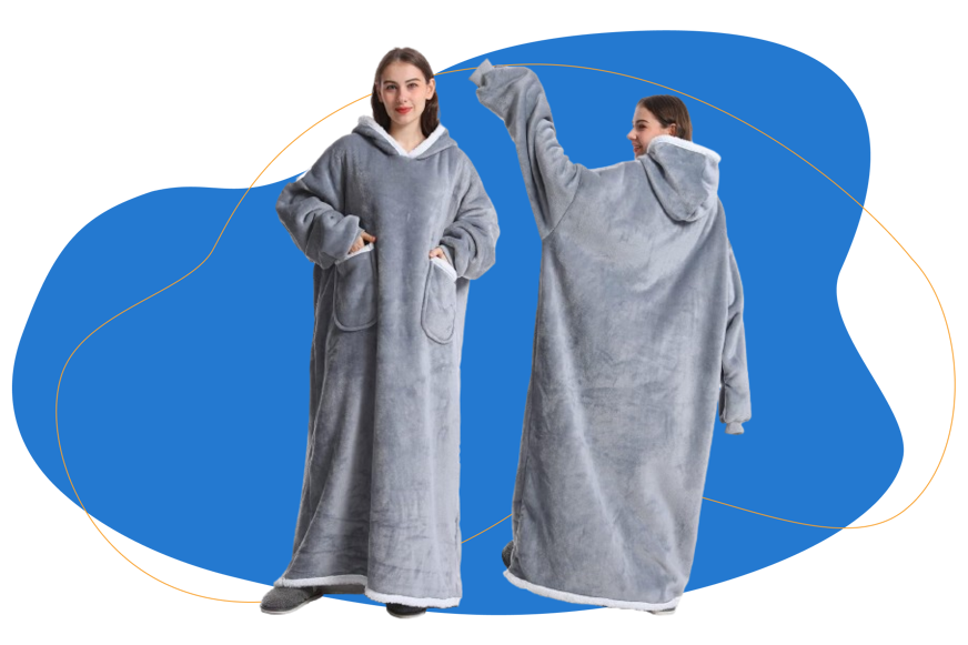 Vokarala Hoodie Decke